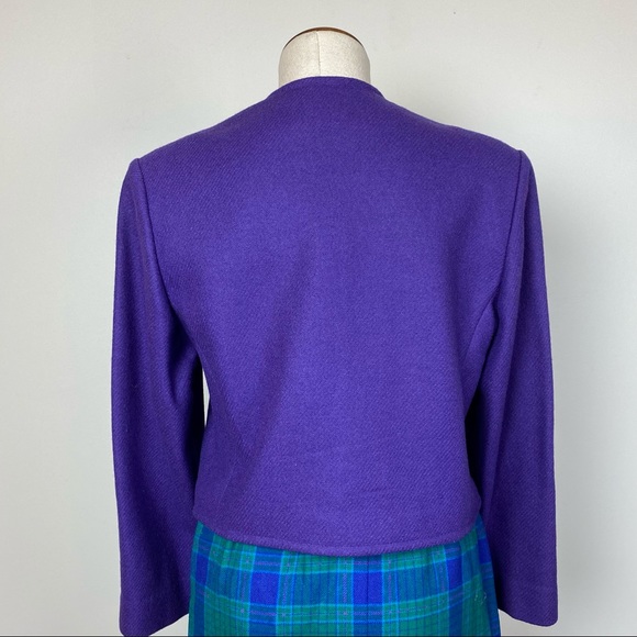 Vintage Pendleton Cropped Wool Blazer - Picture 7 of 10